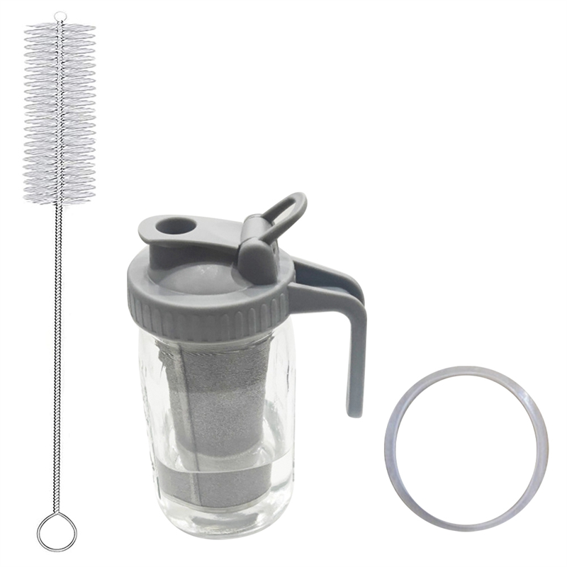 Pour Spout Pitcher - FAAJ-Coffee Maker Szklany dzbanek z uchwytem