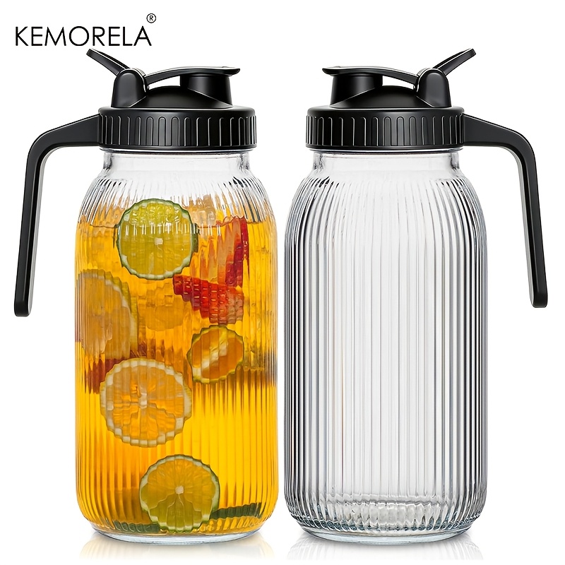 Pour Spout Pitcher - 2 SZT. Szklany dzbanek typu Mason