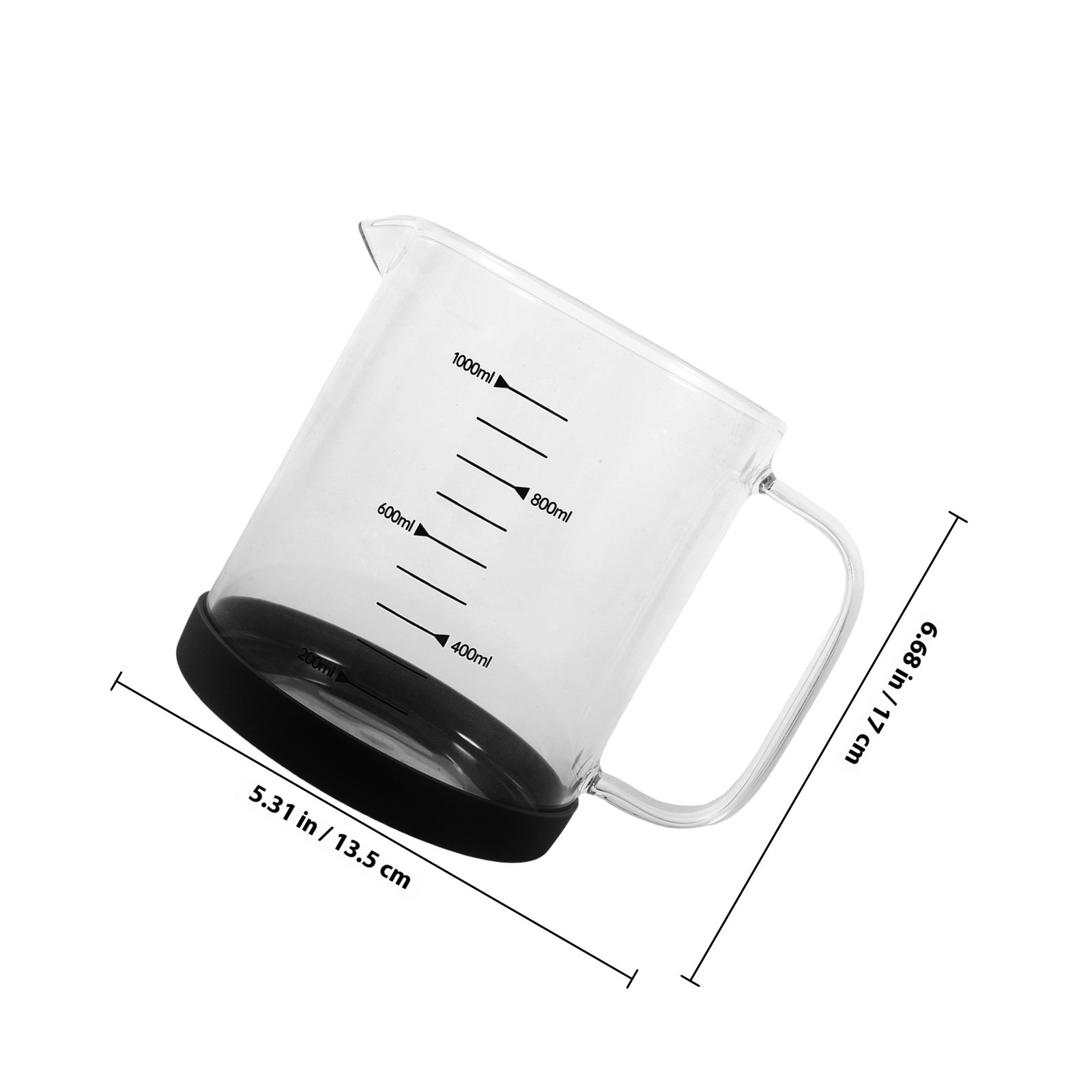 Szklany kubek miarowy 1000 ml  – Pour Spout Pitcher recenzja i cena